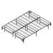Alwyn Home Salma 14" Folding Steel Wire-Grid Bed Frame Metal in Gray | 14 H x 60 W x 80 D in | Wayfair SYPL3402 42065837