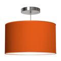 Seascape Lamps Thao 1 - Light Unique Drum Pendant in Orange | 12 H x 30 W x 30 D in | Wayfair SL_TH30_O