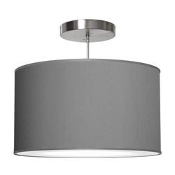 Seascape Lamps Thao 1 - Light Unique Drum Pendant in Gray | 12 H x 30 W x 30 D in | Wayfair SL_TH30_G