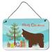 The Holiday Aisle® Hinny Horse Donkey Christmas Hanging Prints Decorative Accent Metal | 8 H x 12 W x 0.03 D in | Wayfair