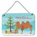 The Holiday Aisle® Arabian Camel Dromedary Christmas Hanging Prints Decorative Accent Metal | 8 H x 12 W x 0.03 D in | Wayfair