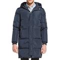 Orolay Men's Thickened Insulated Jacket Quilted Puffer Down Jacket Navy M