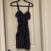 Anthropologie Dresses | Anthropologie Lilka Navy & White Stripe Dress | Color: Blue/White | Size: M