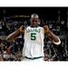 Kevin Garnett Boston Celtics Unsigned Celebration Photograph