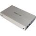 StarTech 3.5" USB 3.0 SATA III External Hard Drive Enclosure with UASP (Silver) S3510SMU33