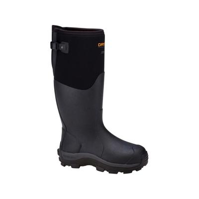 Dryshod Haymaker Gusset Hard-Working Farm Boot - Men's Black/Orange 11 HAYG-MH-BK-011