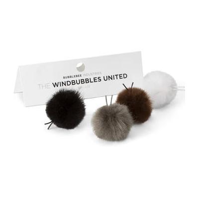 Bubblebee Industries Windbubbles United Furry Windbubbles for Lav Mics 3 to 4mm (4-Pack) BBI-L01-UNITED