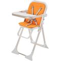 Baby High Chair Hotel Baby Dining Baby High Chair Foldable Home Children Baby High Chair Multifunction Portable Seat Outdoor Dining with Cushion and Seat Belt