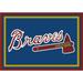 Atlanta Braves Imperial 3'10'' x 5'4'' Spirit Rug