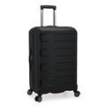 Traveler's Choice Pagosa Indestructible Hardshell Expandable Spinner Luggage Black Check-in Only, Schwarz, Check-in Only, Pagosa Unzerstörbares Hartschalen-Trolley mit Spinner-Motiv