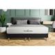 Ensemble matelas sommier Lancaster 200 x 200 cm - Couleur : Noir - Noir