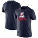 Men's Nike Navy Arizona Wildcats Softball Drop Legend Slim Fit Performance T-Shirt