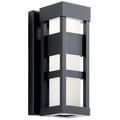 Kichler Lighting Ryler 12 Inch Tall LED Outdoor Wall Light - 59035BKLED