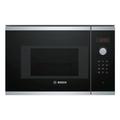 Bosch Bel523MS0 Built-in 20L 800W Black, Stainless Steel - Microwave (Built-in, 20L, 800W, Rotation, Touch, Black, Stainless Steel, Button)