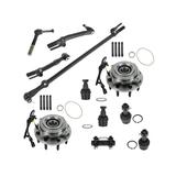 2005-2007 Ford F250 Super Duty Front Wheel Hub Ball Joint Tie Rod End Kit - TRQ PSA60065