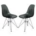 Cresco Molded Eiffel Side Chair (Set of 2) - LeisureMod CR19TBL2