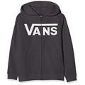 Vans Boy's Classic Zip Hoodie II, Black (Black-Fwhite Y28), Medium (Size:M)