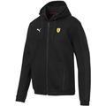 PUMA Men's Scuderia Ferrari Hooded Sweat Jacket Sweatshirt, Black, XXL