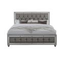 Full Bed Silver in Silver - Global Furniture USA RILEY-FB