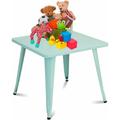 Costway - Table Carrée pour Enfant en Aicer avec Coins Arrondis et Surface Lisse pour Travailler,