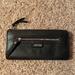 Coach Bags | Black Leather Coach Wallet | Color: Black/Silver | Size: 7.5”W X 3.5”H