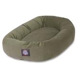 Majestic Pet Products Dog Bolster Polyester/Faux Suede in Green | 7 H x 19 W x 24 D in | Wayfair 78899567206