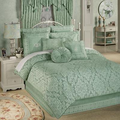 Grandview Comforter Set Aqua Mist, Queen, Aqua Mist