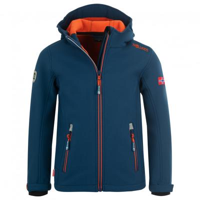 Trollkids - Kid's Trollfjord Jacket - Softshelljacke Gr 104 blau