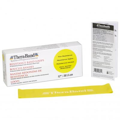 TheraBand - Loop - Fitnessband Gr Ø 20 cm / 7,6 cm x 30,5 cm weiß
