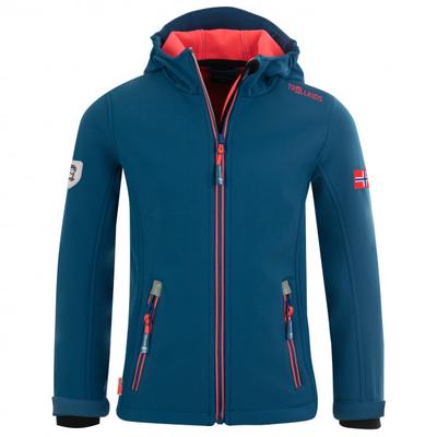 Trollkids - Girl's Trollfjord Jacket - Softshelljacke Gr 104 blau