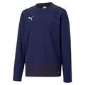 PUMA Unisex Kinder, teamGOAL 23 Training Sweat Jr Trainingssweatshirt, Peacoat-New Navy, 176