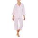 Ralph Lauren, Heritage Knits I819702 Cropped Capri Pyjamas, pink, M