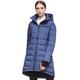 Orolay Women's Hooded Down Jacket Mid-Length Outwear Coat Blue XXL