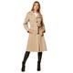 De La Creme – Women’s Spring Trench Coat, Beige, Size 12