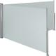 Auvent store latéral brise-vue paravent rétractable double gris 180 x 600 cm - Gris