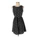 One Clothing Casual Dress - A-Line: Black Print Dresses - Women's Size X-Small