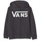 Vans Boy's Classic Zip Hoodie II, Black (Black-Fwhite Y28), Small (Size:S)