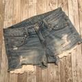 American Eagle Outfitters Shorts | 3 For $15american Eagle Stretch Jean Shorts Size 0 | Color: Blue/White | Size: 0