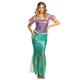 Boland - Kostüm Mermaid Princess, langes Kleid, für Damen, Meerjungfrau, Nixe, Unterwasserwelt, Verkleidung, Mottoparty, Karneval