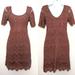 Anthropologie Dresses | Anthropologie Pins And Needle Vintage Vibe Dress | Color: Brown | Size: L