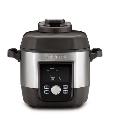 Cuisinart 6 Qt. Electric Stainless Steel High-Pressure Pressure Cooker, Silver