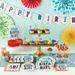 Creative Converting Birthday Burst Basic Paper Disposable Napkins in Green/Indigo/Red | Wayfair DTC346326NAP