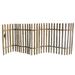 MGP Even Bamboo Fencing Bamboo & Reed in White | 36 H x 60 W x 1 D in | Wayfair NBF-36E