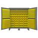 Durham Manufacturing 78" H x 72" W x 24" D Cabinet, Steel in Yellow | 78 H x 72 W x 24 D in | Wayfair HDC72-240-95