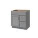 Latitude Run® Altab 30" Single Bathroom Vanity Base Only Wood/Solid Wood/Manufactured Wood in Gray | 34.5 H x 30 W x 21 D in | Wayfair