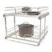 Rev-A-Shelf Kitchen Cabinet Pull Out Shelf Organizer Steel in Gray | 19 H x 22 W x 20.75 D in | Wayfair 5WB2-2122CR-1