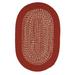 Red/White 60 x 0.5 in Area Rug - Red Barrel Studio® Nuray Braided Red Area Rug Polypropylene | 60 W x 0.5 D in | Wayfair