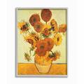 Stupell Industries Van Gogh Sunflowers Classic' by Vincent Van Gogh - Unframed Painting Print on Canvas in Orange | 14 H x 11 W x 1.5 D in | Wayfair