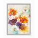 Winston Porter 'Flower Marks Abstract' Painting Print Wood in Brown | 16 H x 20 W x 1.5 D in | Wayfair BF2A7EE67F864575B517FBE665C1108B