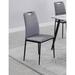 George Oliver Belton Dining Chair in Gray Upholstered/Metal/Fabric in Black/Gray | 37.2 H x 16.1 W x 19 D in | Wayfair